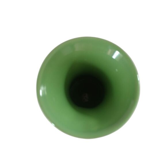 Crate & Barrel Stem Bud Vase White Green Interior Modern Decor 6" - Picture 4 of 7